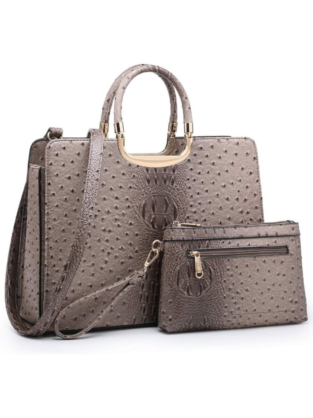 Stylish Women's Tote Handbag & Shoulder Bag Set with Matching Wallet for Work